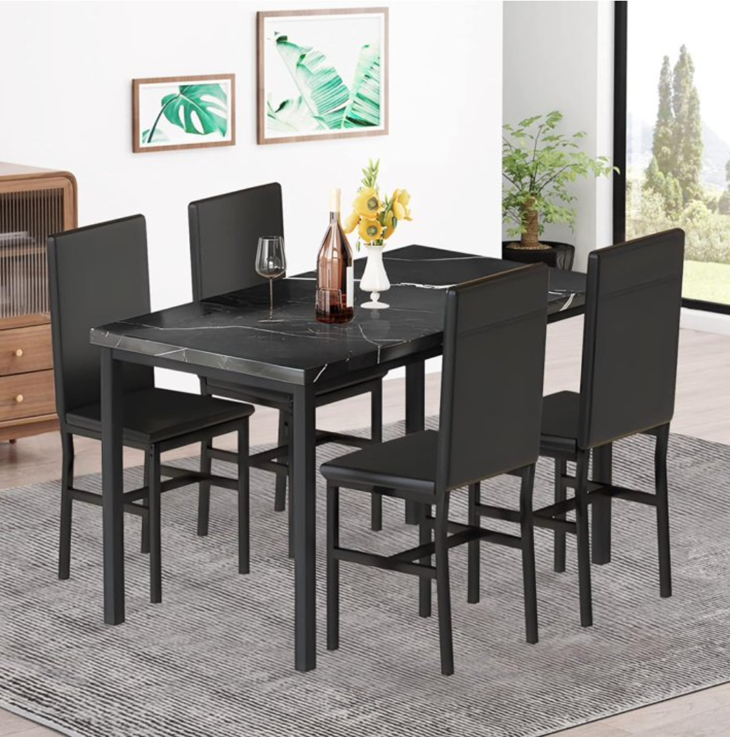 Baxluxe 5-Peice Dining Table Set