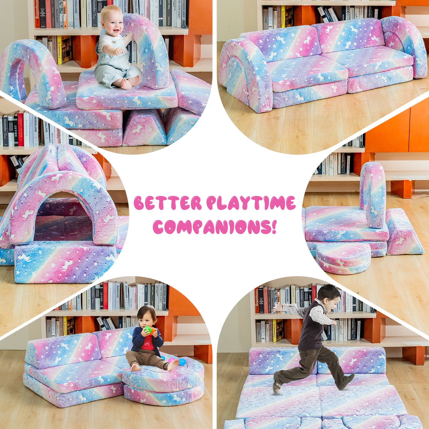 Stmoze Nugget sofa, modular game sofa, convertible game castle sofa, instant rebound 28D foam sofa, game room sofa, bedroom furniture