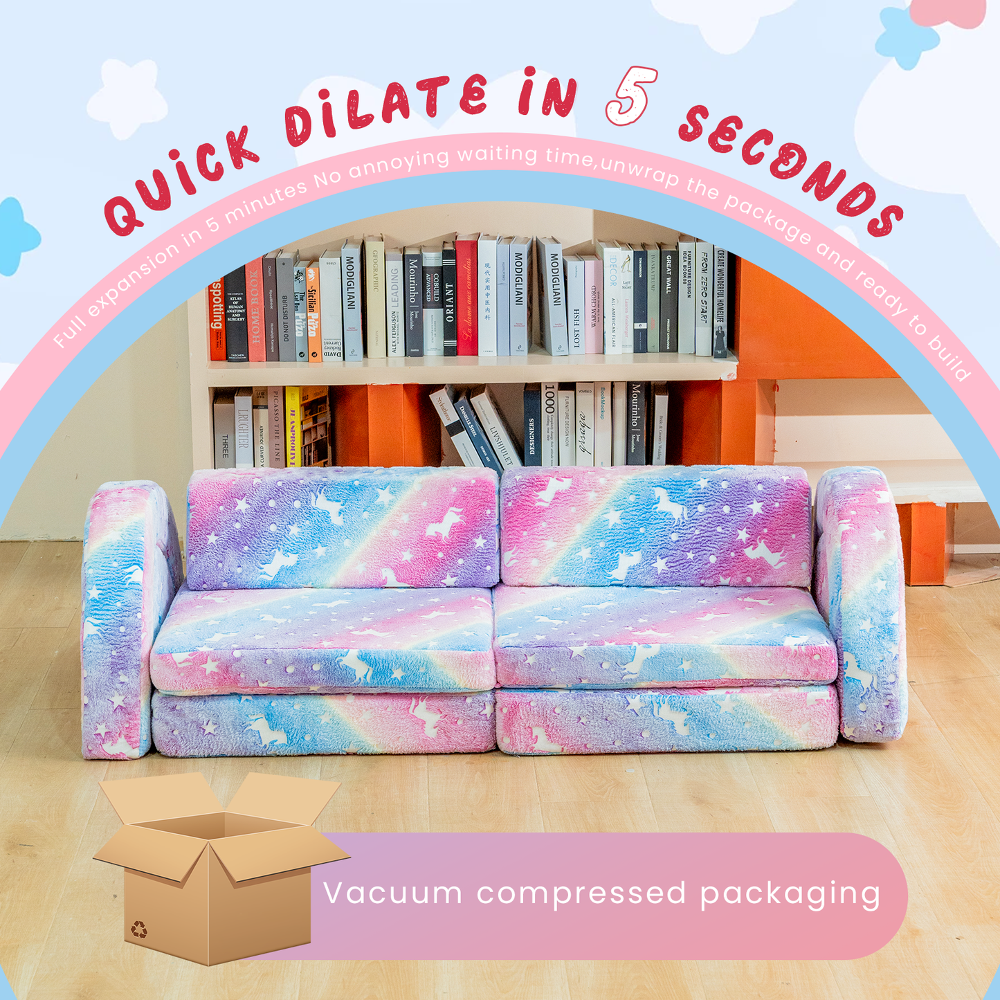 Stmoze Nugget sofa, modular game sofa, convertible game castle sofa, instant rebound 28D foam sofa, game room sofa, bedroom furniture