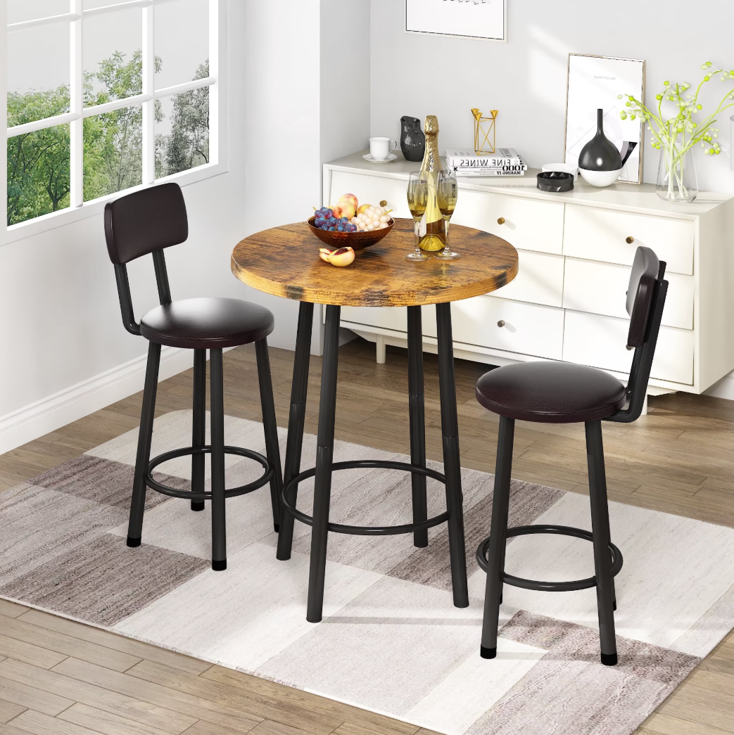 Baxluxe Pub Dining Table Set for 2